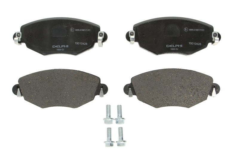 Pastillas de freno de disco DELPHI LP1533 para Ford Mondeo III