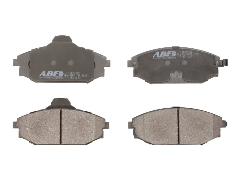 Pastillas de freno de disco ABE C10507ABE para Toyota Hilux VII 2.5D/2.6D/3.0