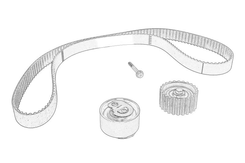 Kit de correa de distribución OE IVECO 500055844 para Peugeot Boxer F1AE0481A-F1CGL411A