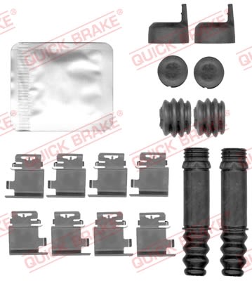 Kit de accesorios, pastilla de freno de disco QUICK BRAKE 109-0159 para Mercedes-Benz Sprinter 3-T (B907) 2018-