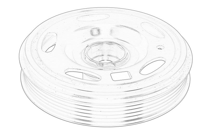 Polea de cigüeñal OE OPEL 55574771 para Opel Corsa D