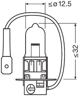 Ampolleta, luz de viraje OSRAM 64151