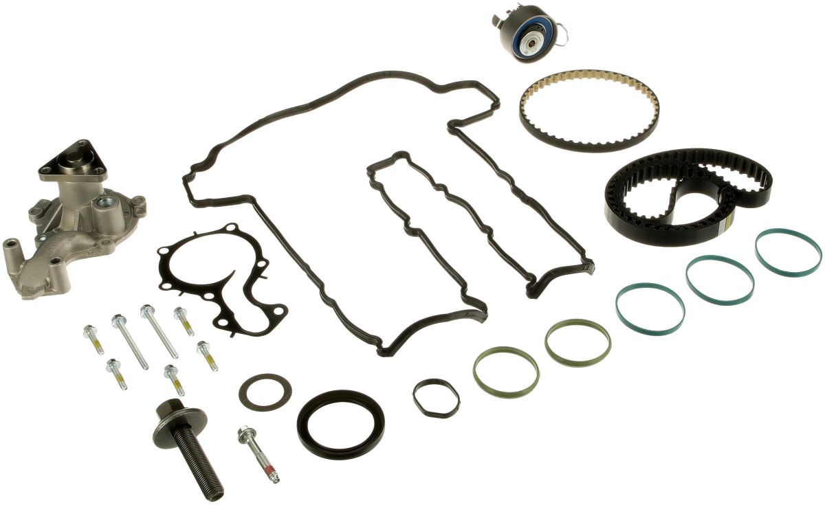 Kit de bomba de agua y correa de distribución GATES KP2T376HOB para Ford Fiesta VII