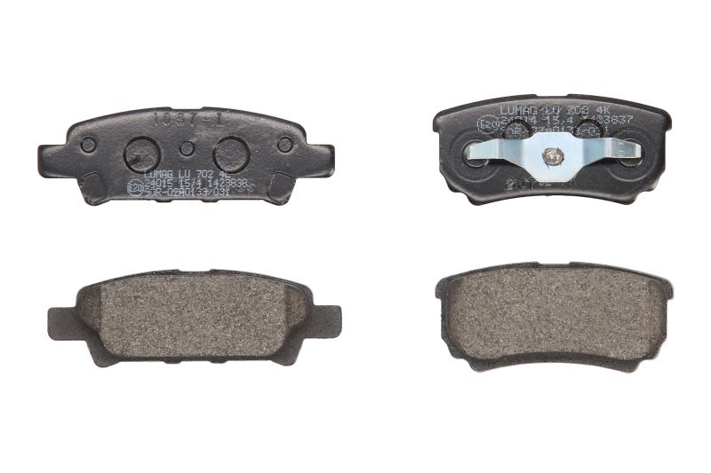 Pastillas de freno de disco BRECK 24014 00 702 10 para Mitsubishi Lancer VII