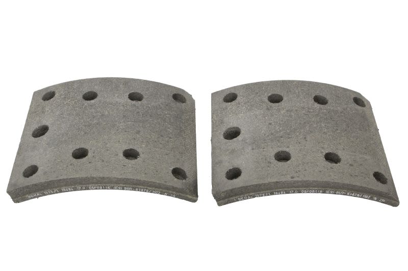 Kit de balatas de freno de tambor BERAL KBL19494.9-1575 para MAN SR