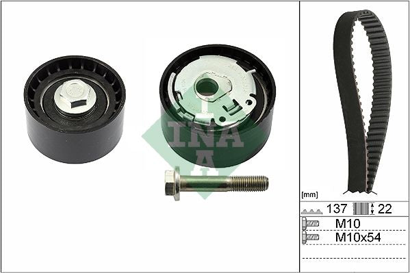 Kit de correa de distribución INA 530 0536 10 para Lada Grant