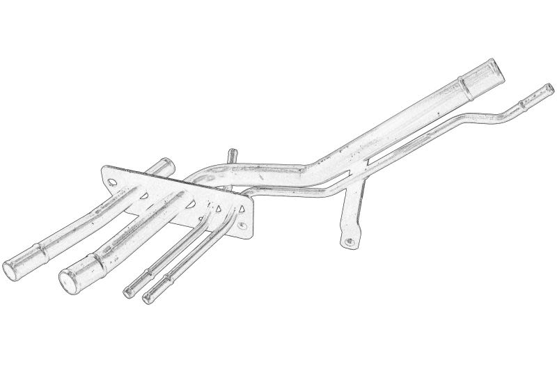 Tubo del sistema de refrigeración OE SCANIA 1859029 para Scania G I