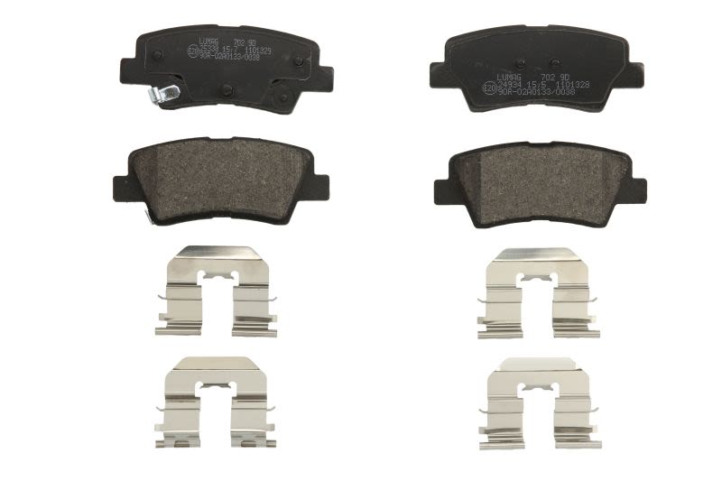 Pastillas de freno de disco BRECK 25337 00 702 00 para Hyundai Accent IV