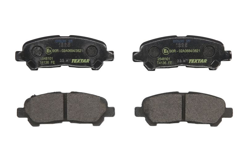 Pastillas de freno de disco TEXTAR 2548101 para Toyota Highlande