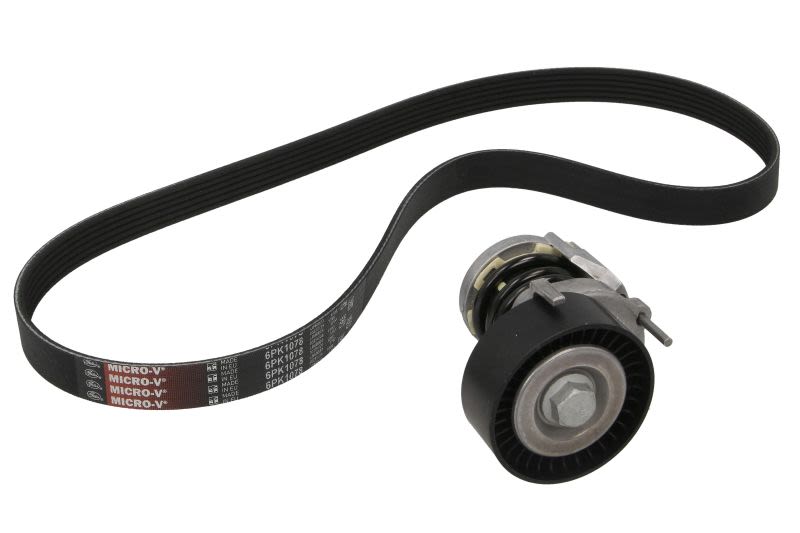 Juego de correa multinervada GATES K036PK1078 para Skoda Fabia I