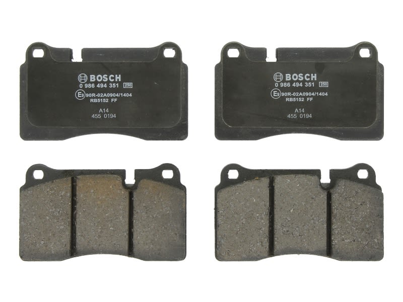 Pastillas de freno de disco BOSCH 0 986 494 351 para Chevrolet Corvette