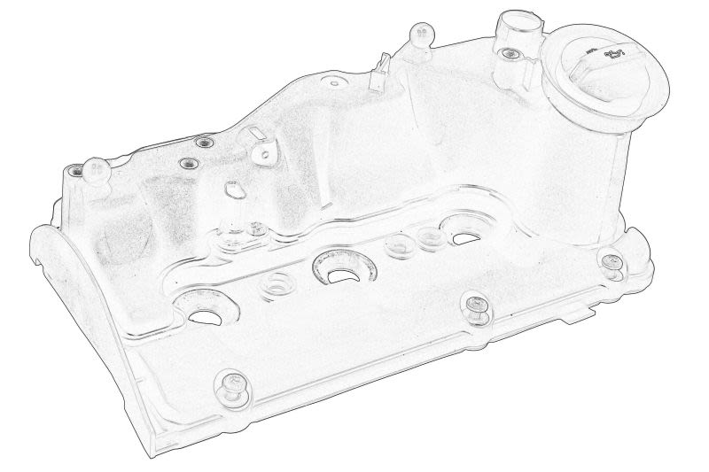 Tapa de balancines OE VW 04B 103 469K para Skoda Fabia III