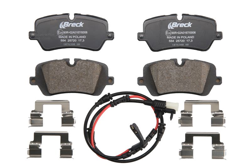 Pastillas de freno de disco BRECK 25720 00 554 00 para Land Rover Defende