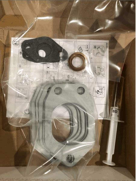 Kit de montaje de turbocompresor MAHLE 213 TA 19652 000 para DAF CF 85