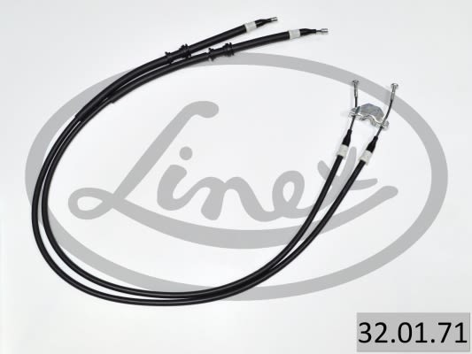 Cable de freno de servicio LINEX 32.01.71 para Opel Zafira A 1.6/1.6CNG/1.8