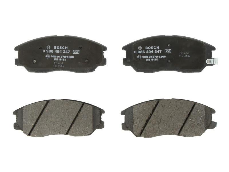 Pastillas de freno de disco BOSCH 0 986 494 347 para Suzuki Ignis II