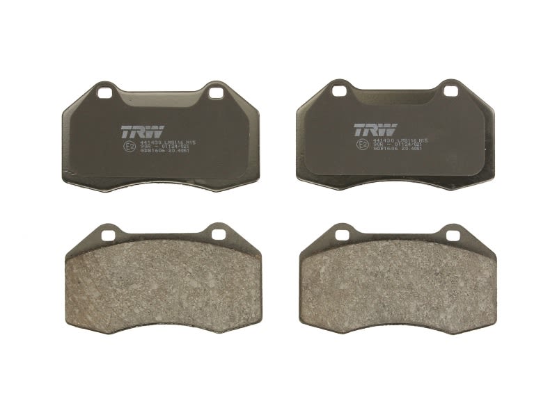 Pastillas de freno de disco TRW GDB1606 para Renault Clio III