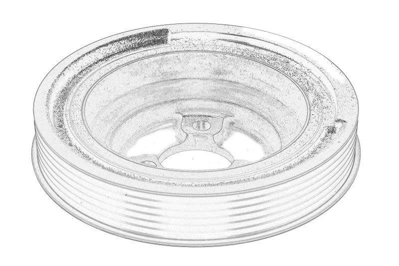 Polea de cigüeñal OE PEUGEOT 9827890780 para Citroen C3 II