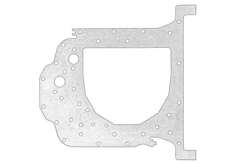 Empaquetadura de cárter de aceite OE PERKINS U5MK0600-PER para Ursus 3822