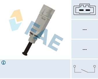 Interruptor del embrague (control de crucero) FAE 24771 para Volkswagen Golf IV
