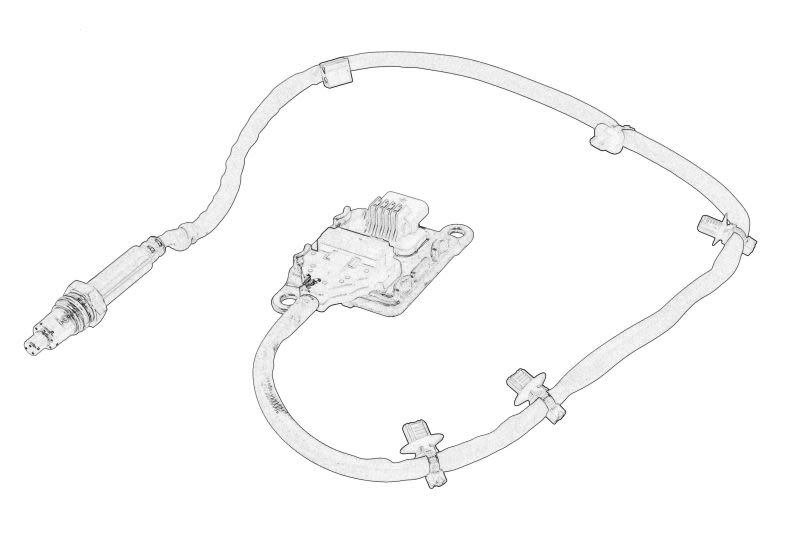 Sensor NOx de catalizador OE RENAULT 22 79 068 87R para Dacia Sandero II