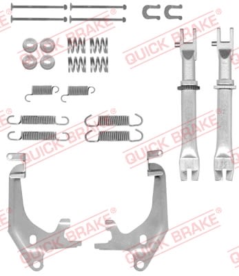 Kit de accesorios de balatas de freno QUICK BRAKE 105-0870S para Toyota Land Cruise