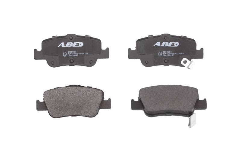 Pastillas de freno de disco ABE C22036ABE para Toyota Yaris