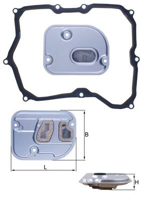 Filtro de transmisión automática KNECHT HX 236D para Volkswagen Passat B6