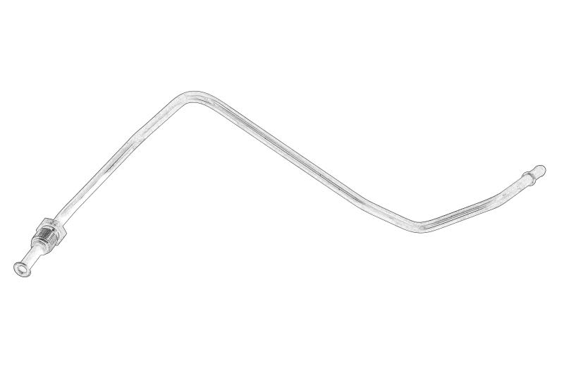 Línea de presión de sensor del filtro de partículas OE PEUGEOT 1714P2 para Citroen C3 II
