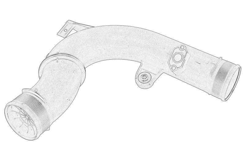 Manguera de aire de carga OE VW 6C0 145 770A para Audi A3