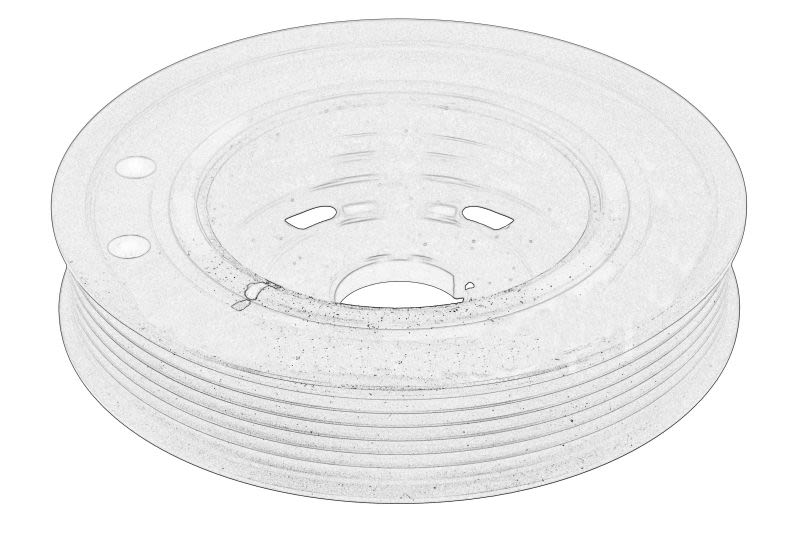 Polea de cigüeñal OE FORD 2190426 para Ford Transit Connect