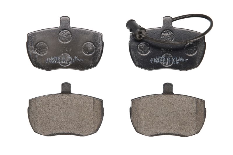 Pastillas de freno de disco BRECK 21160 00 701 10 para Ford Transit
