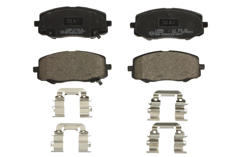 Pastillas de freno de disco BRECK 24910 00 702 00 para Hyundai I10 I
