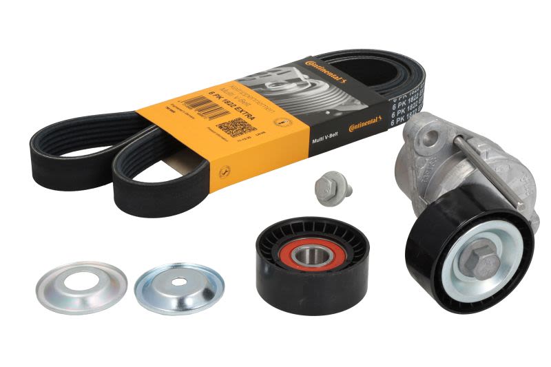 Juego de correa multinervada CONTITECH 6PK1822 EXTRA K1 para Renault Duste
