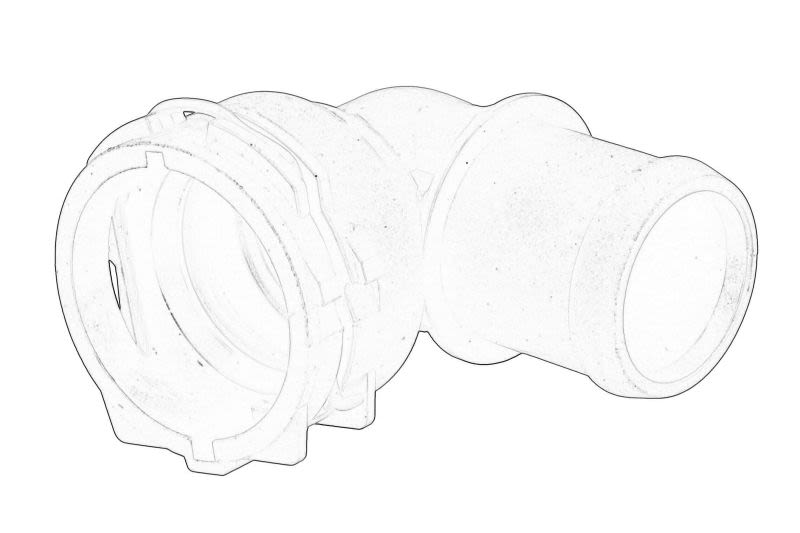 Brida de refrigerante OE VW 1K0 122 291BM para Audi A3