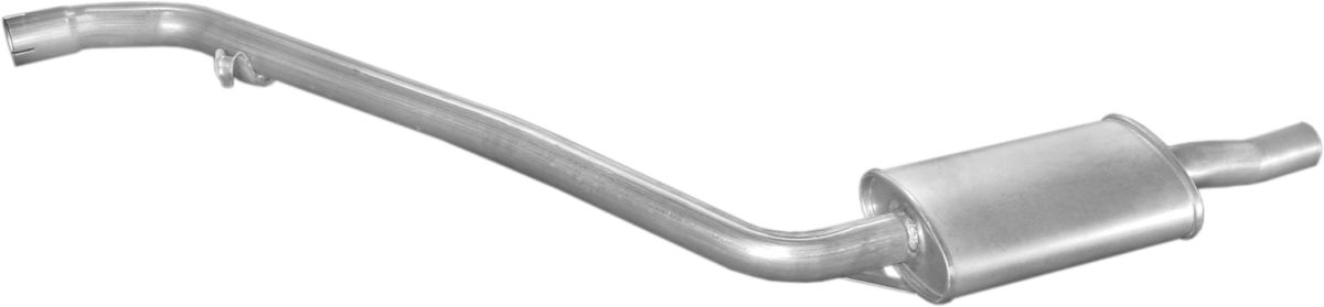 Silenciador central 4MAX 0219-01-03040 para Volkswagen Transporter T4
