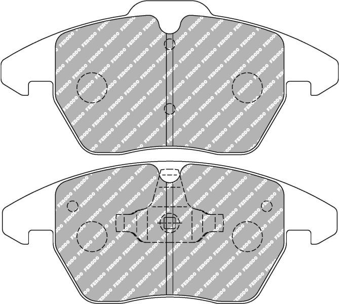 Pastillas de freno de disco FERODO FCP1641W para Audi A3