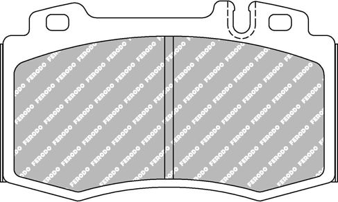 Pastillas de freno de disco FERODO FCP1661H para Mercedes-Benz Clase C (CL203) 2001-2011