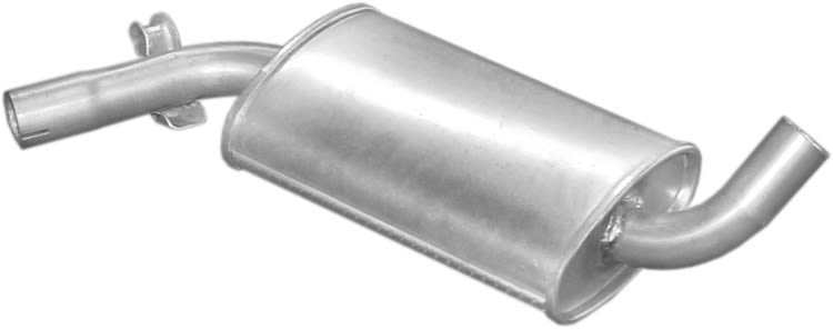Silenciador central 4MAX 0219-01-03008 para Volkswagen Golf II