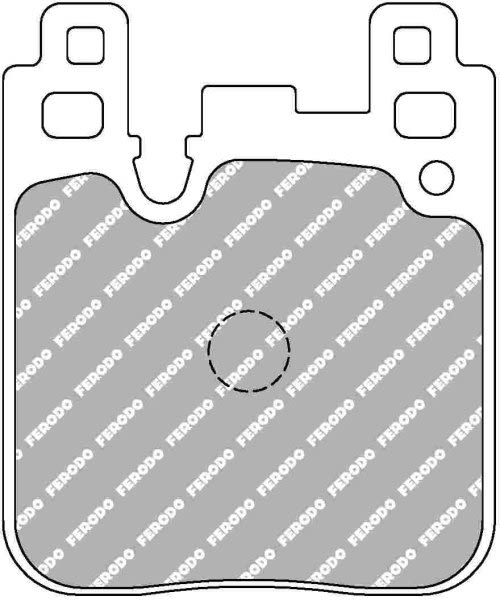 Pastillas de freno de disco FERODO FCP4663W para BMW Serie 1 (F20) 2011-2019