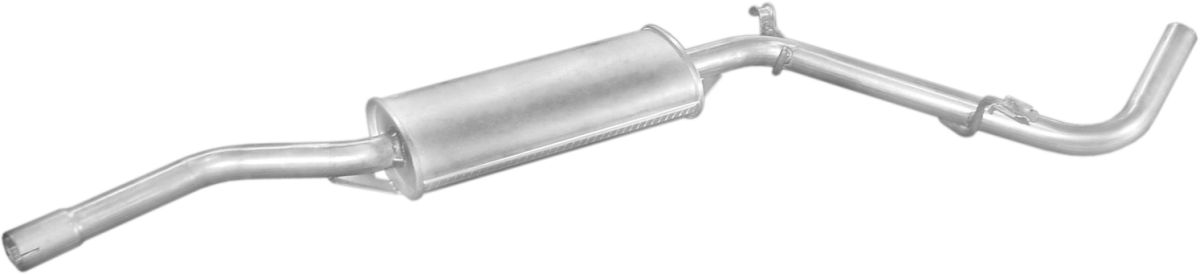 Silenciador central 4MAX 0219-01-02417 para Skoda Felicia I
