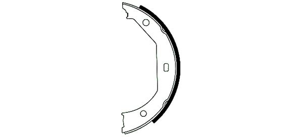 Balatas de freno de estacionamiento TEXTAR 91049300 para BMW Serie 1 (E81) 2006-2011
