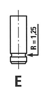 Válvula de admisión FRECCIA R6068/RNT para Subaru Imprez