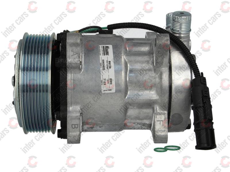Compresor, aire acondicionado NISSENS 89139 para MAN TGS I