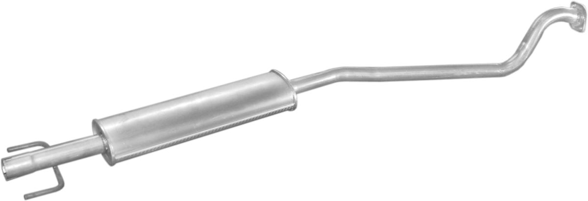 Silenciador central 4MAX 0219-01-17530 para Opel Astra G