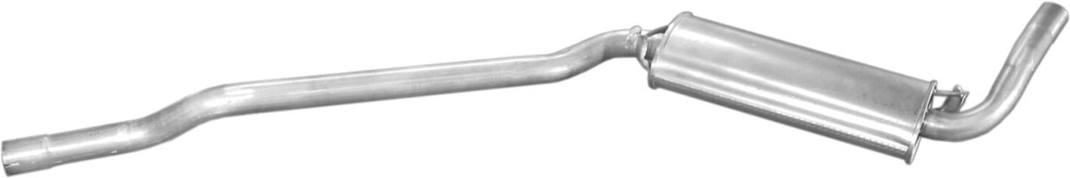 Silenciador central 4MAX 0219-01-00104 para Audi 80 B3