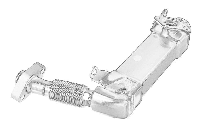 Enfriador EGR OE BMW 11 71 7 790 065 para BMW Serie 5 (E60) 2003-2010