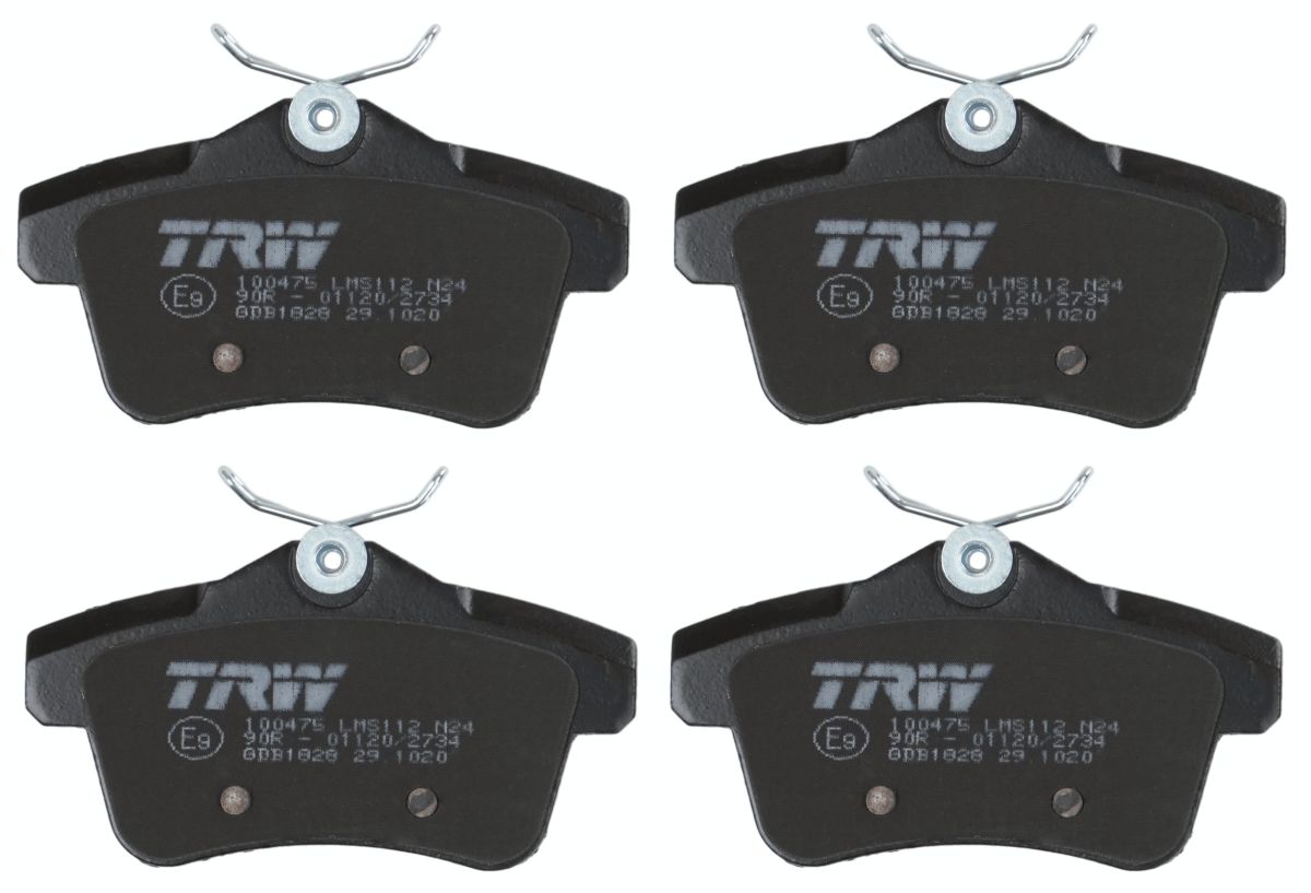 Pastillas de freno de disco TRW GDB1828 para Citroen C4 II
