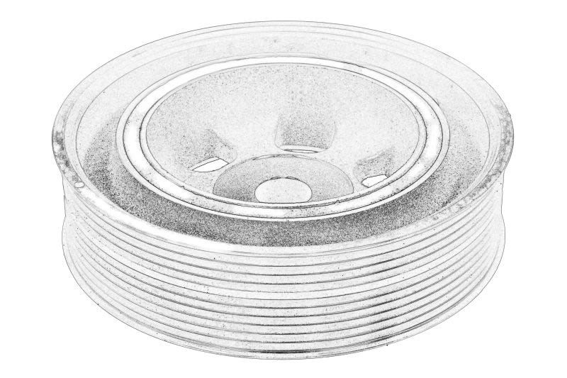 Polea de cigüeñal OE IVECO 504180619 para Iveco Daily V