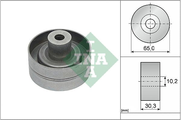 Polea tensora/guía de correa multicanal INA 532 0910 10 para Ford Range